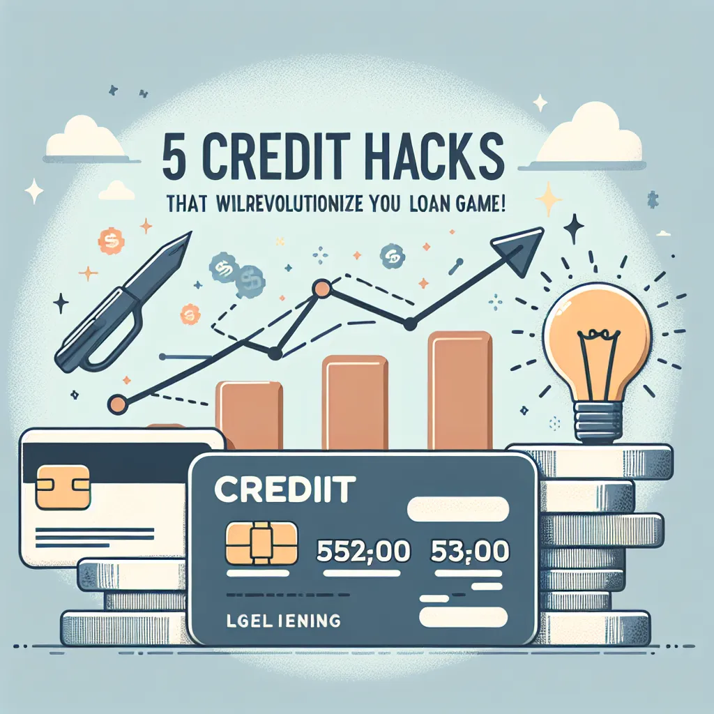 5 Credit Hacks That Will Revolutionize Your Loan Game!