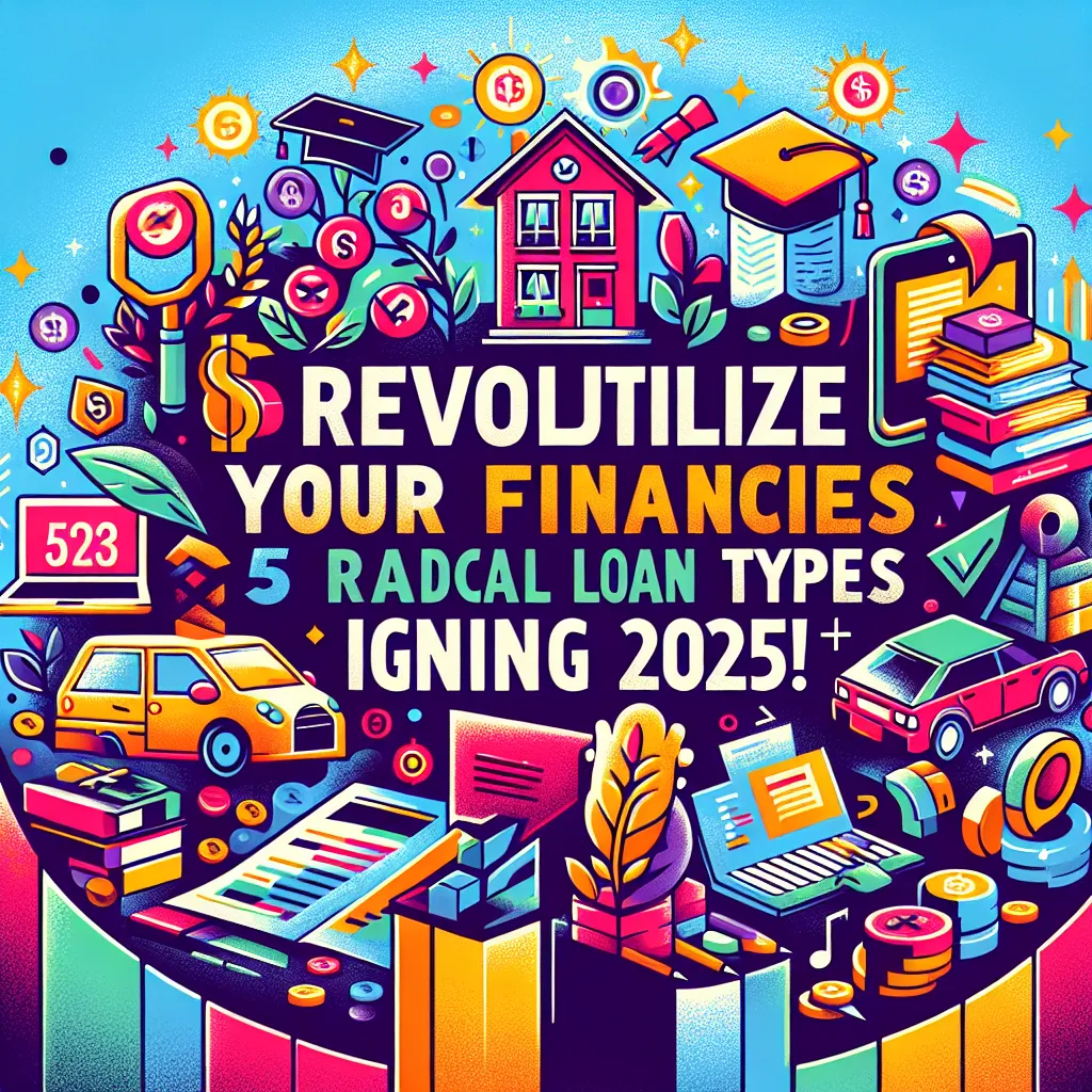 Revolutionize Your Finances: 5 Radical Loan Types Igniting 2025!