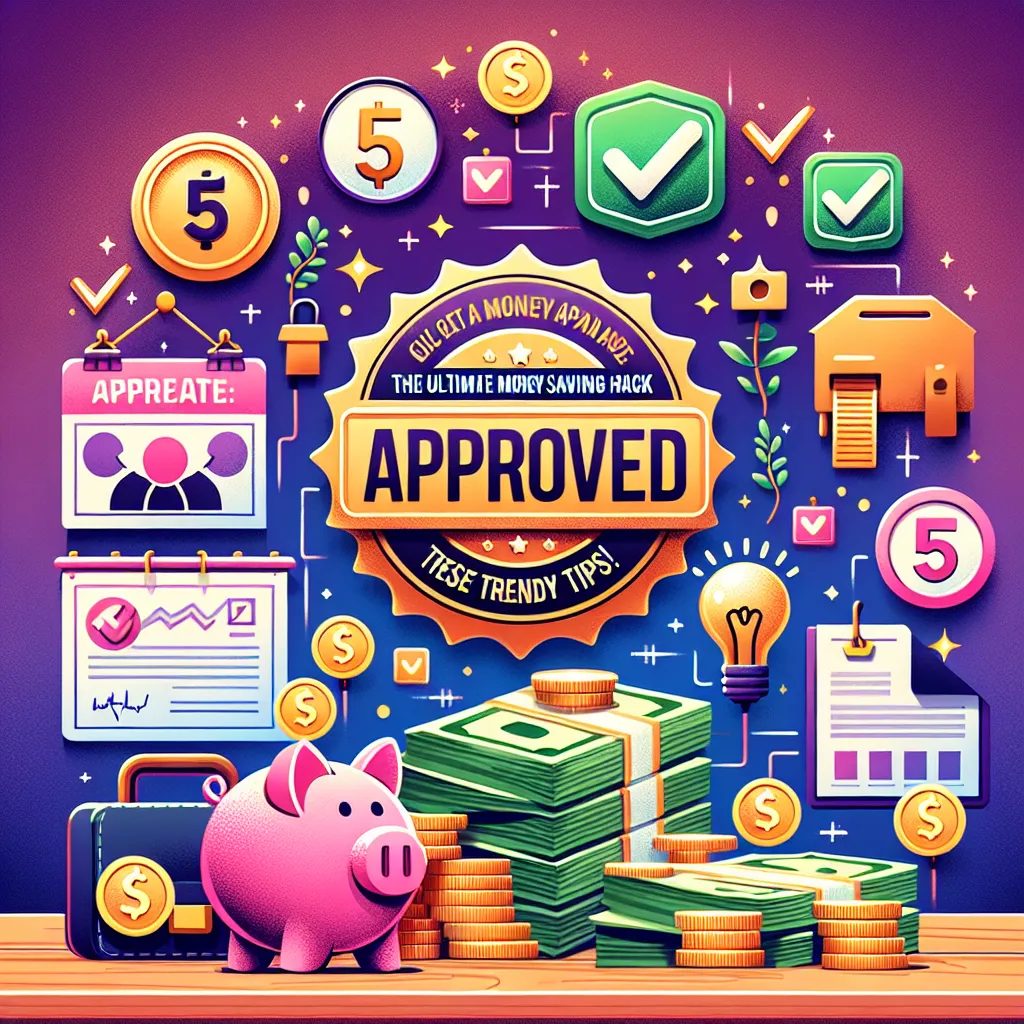 The Ultimate Money-Saving Hack: Get Your Loan Approved with These 5 Trendy Tips!